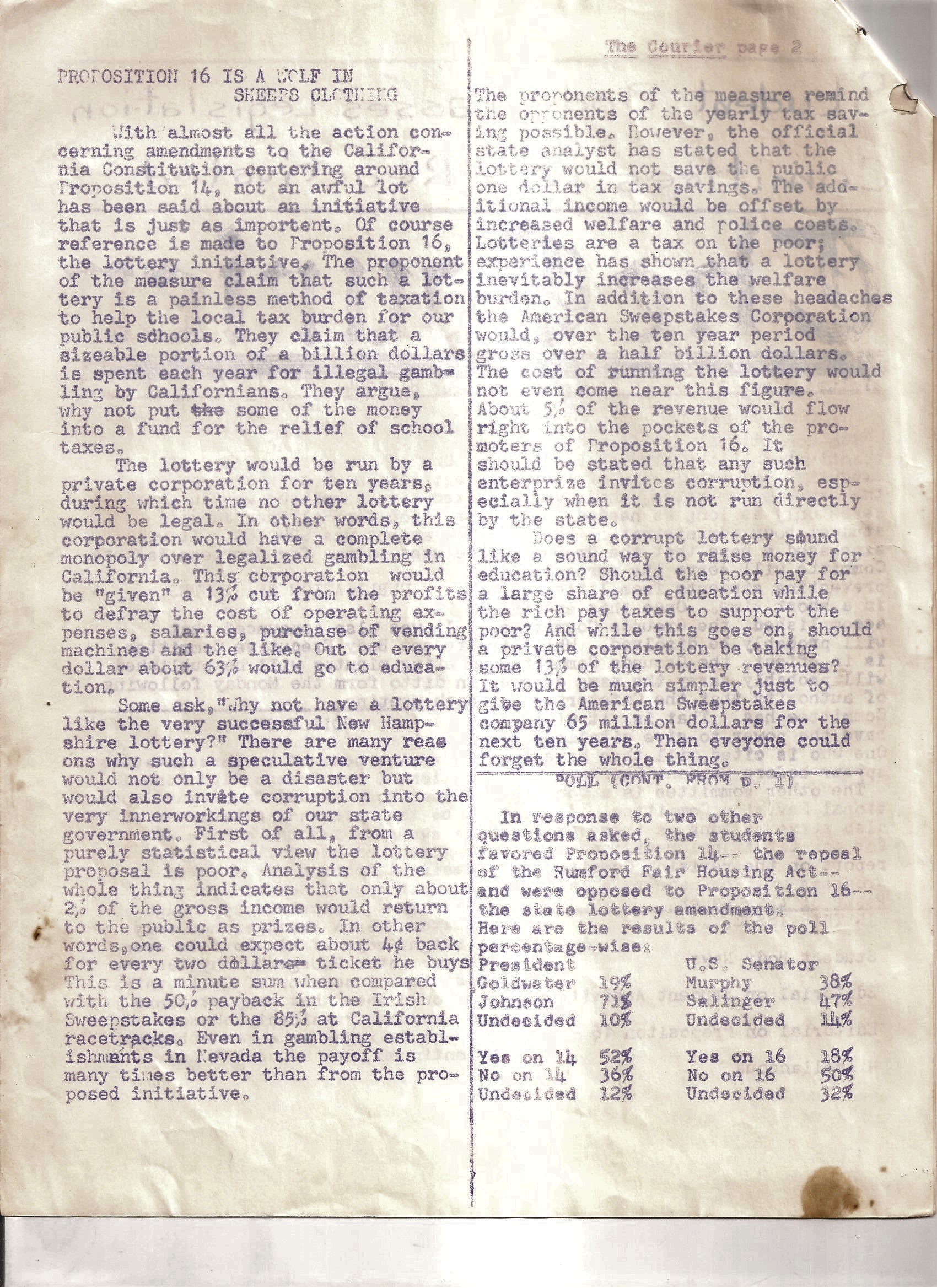 Volume I: No. 1 - Page 2