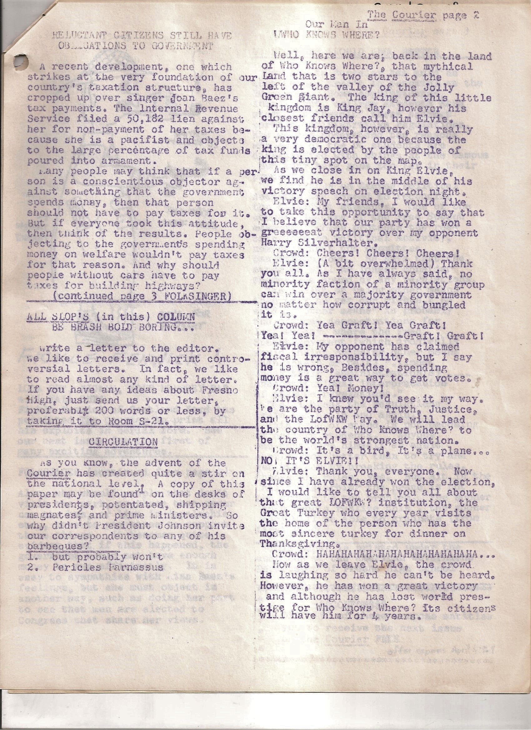 Volume I: No. 3 - Page 2
